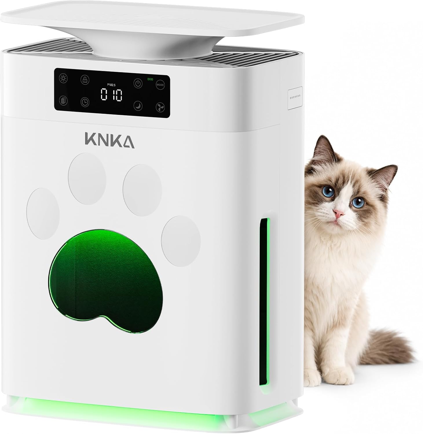 Detalle de KNKA PetAir APH2500P Air Purifier with Bottom Hair Intake and Sleep Mode