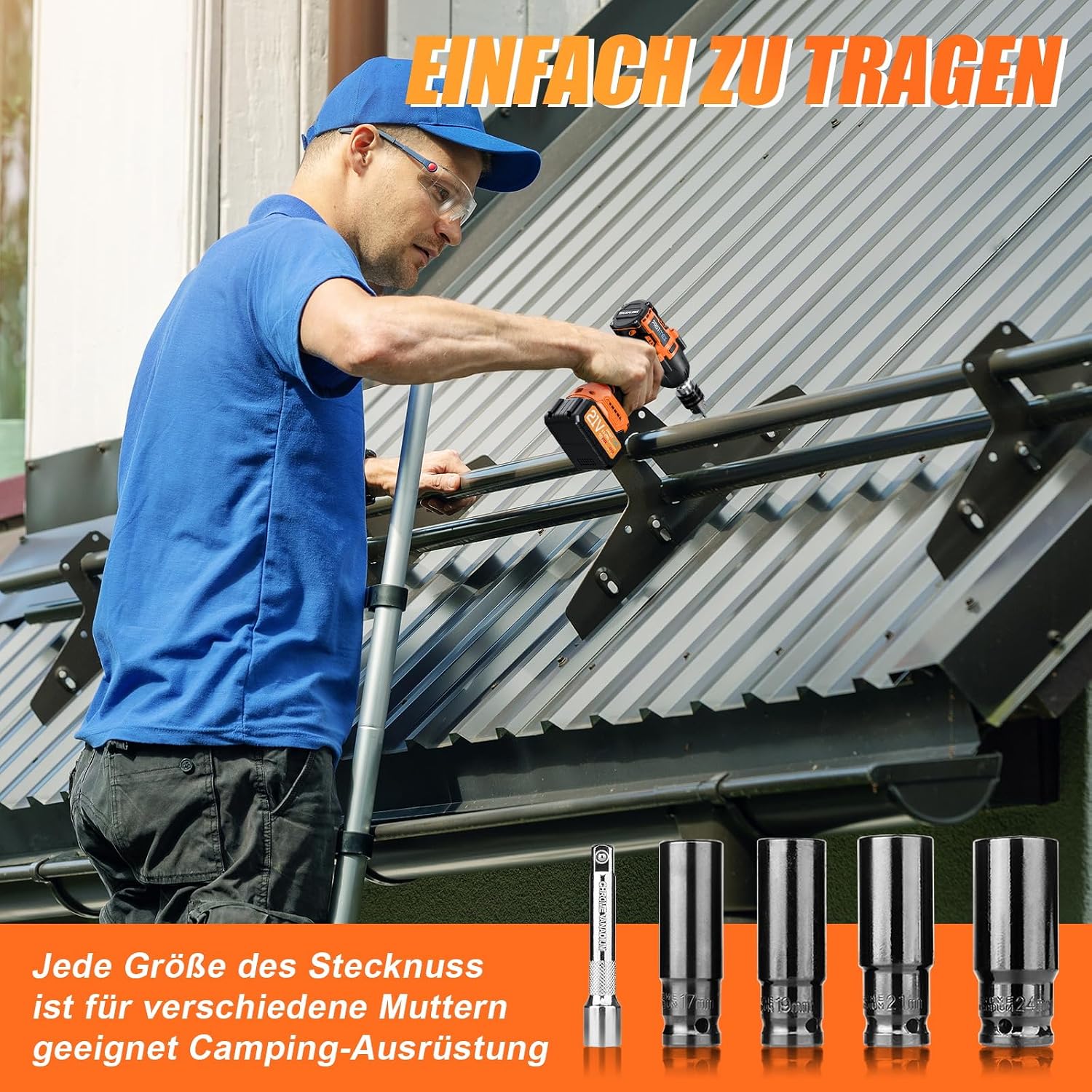 Detalle 2 de Protmex Cordless Impact Wrench 900 ft-lbs