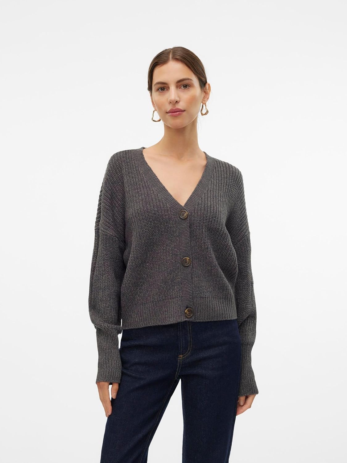 Detalle 2 de VERO Moda VMLEA Strickjacke 100% Acryl