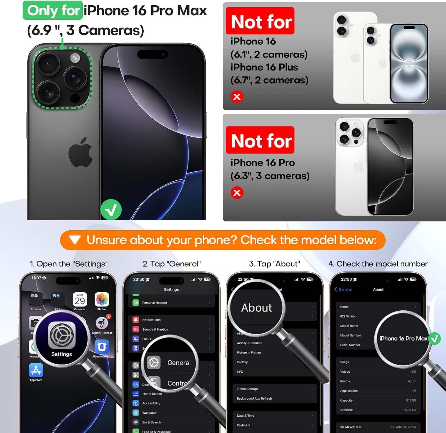 Thumbnail 6 de EXZLLEN 16 Pro Max Magnetic Silicone Case 3.0mm