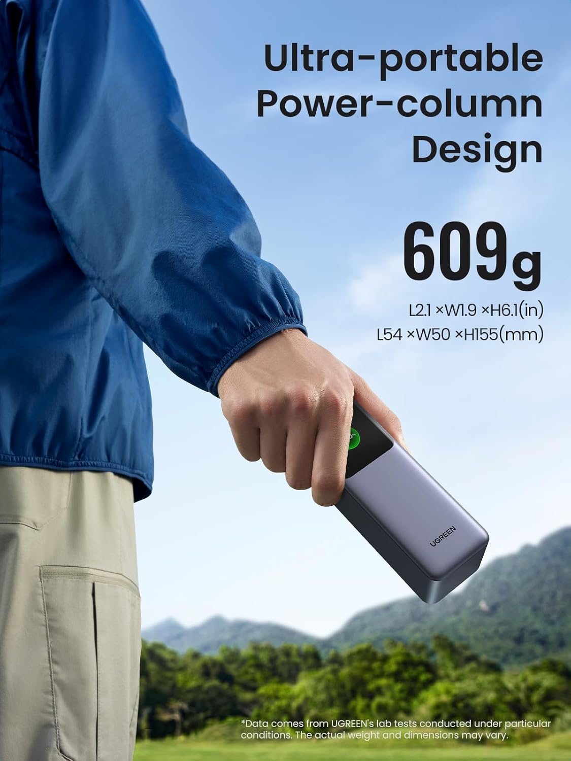 Detalle 2 de UGREEN Nexode power bank 25,000mAh 200W