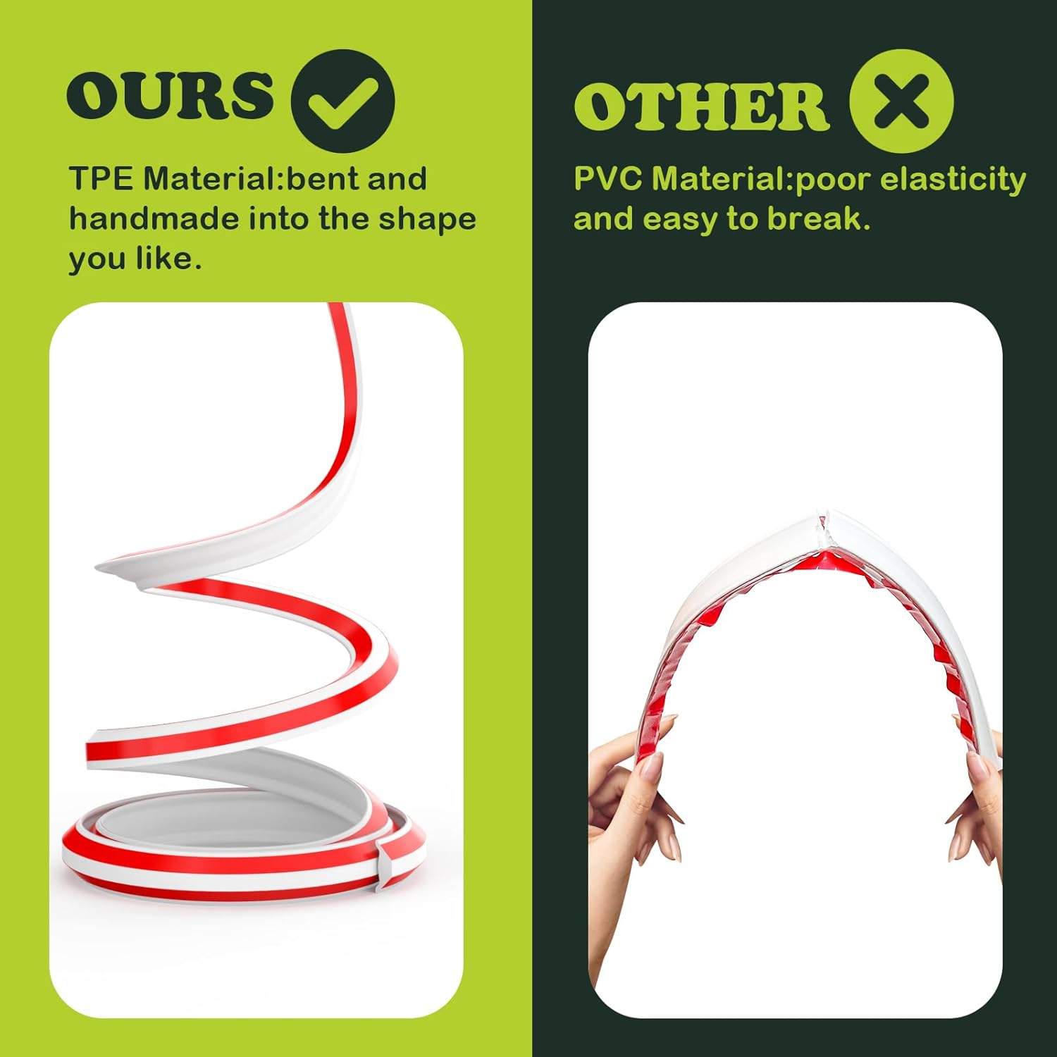 Detalle 2 de TPE Quadrant Trim 6M flexible moulding