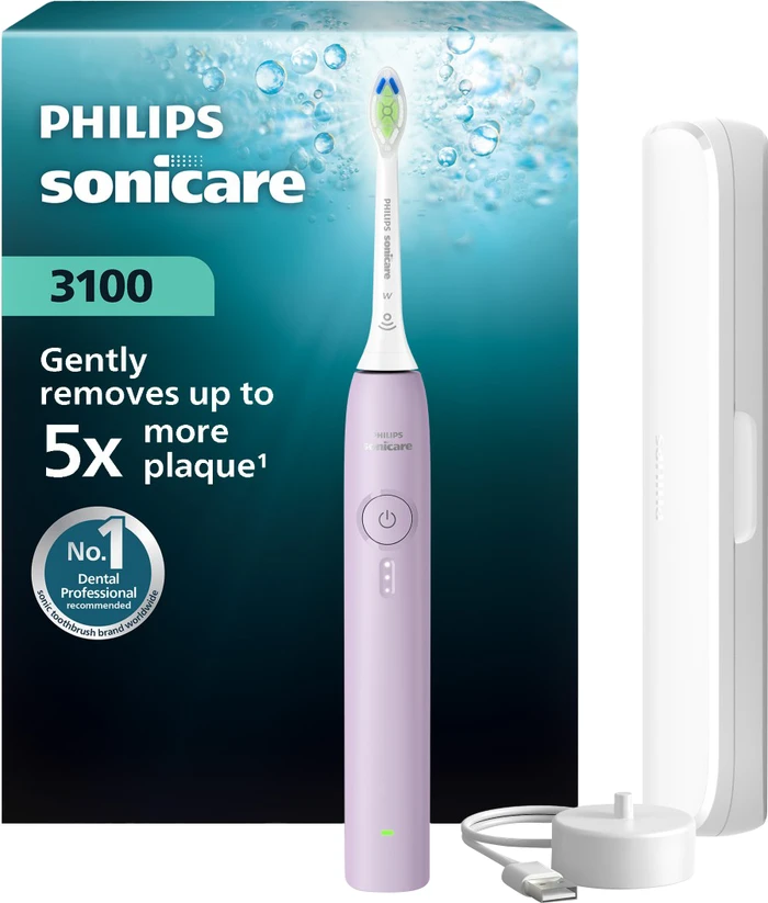 Thumbnail 5 de Philips Sonicare 3100 Series HX4033/27 (Kräftiges Lila) – elektrische Zahnbürste mit Drucksensor