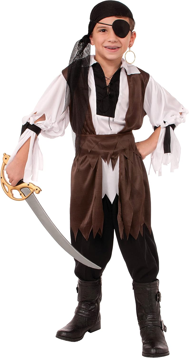 Detalle de Rubies Kids' Pirate Costume, Medium