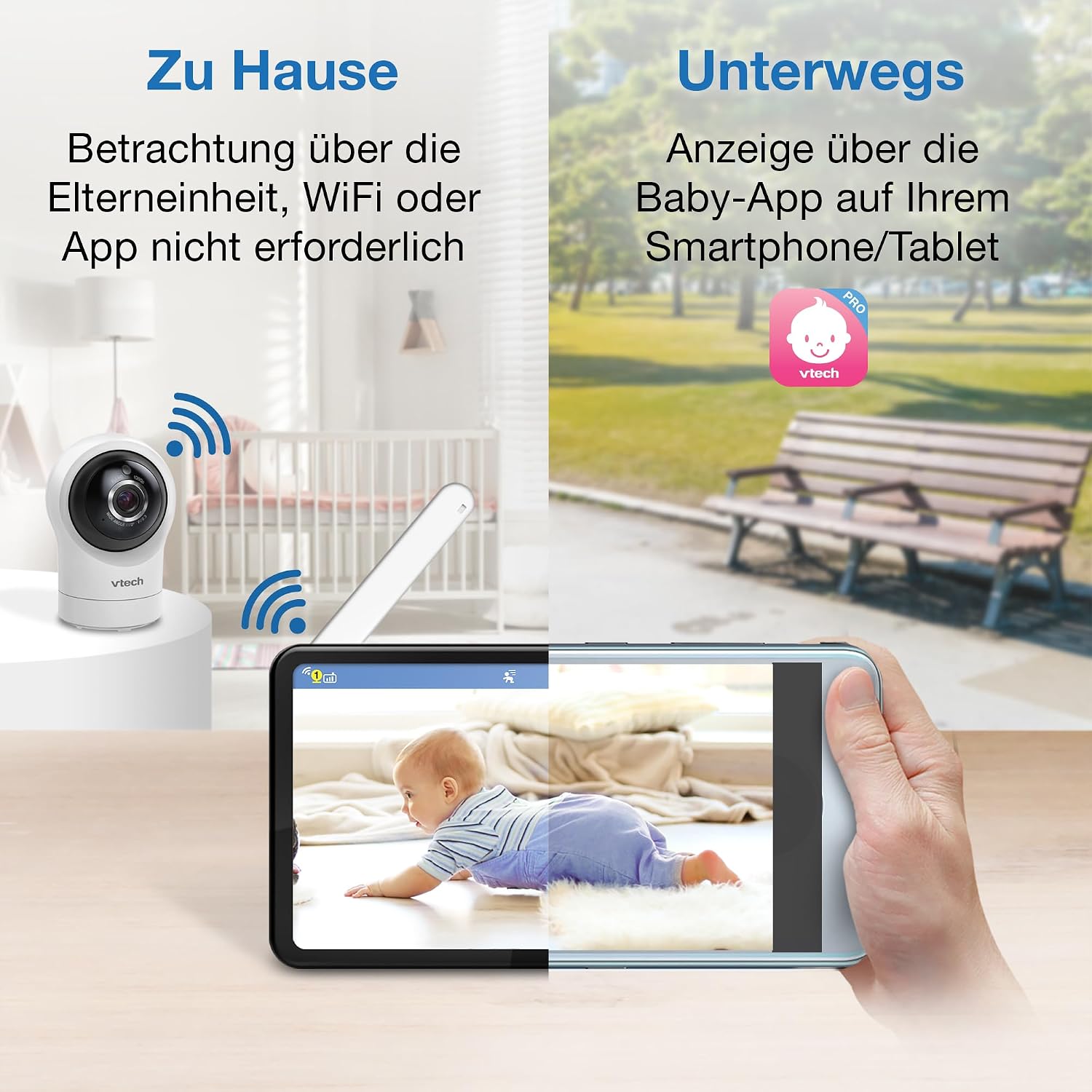 Detalle de Vtech RM7764HD Kameraüberwachung 1080p mit WLAN