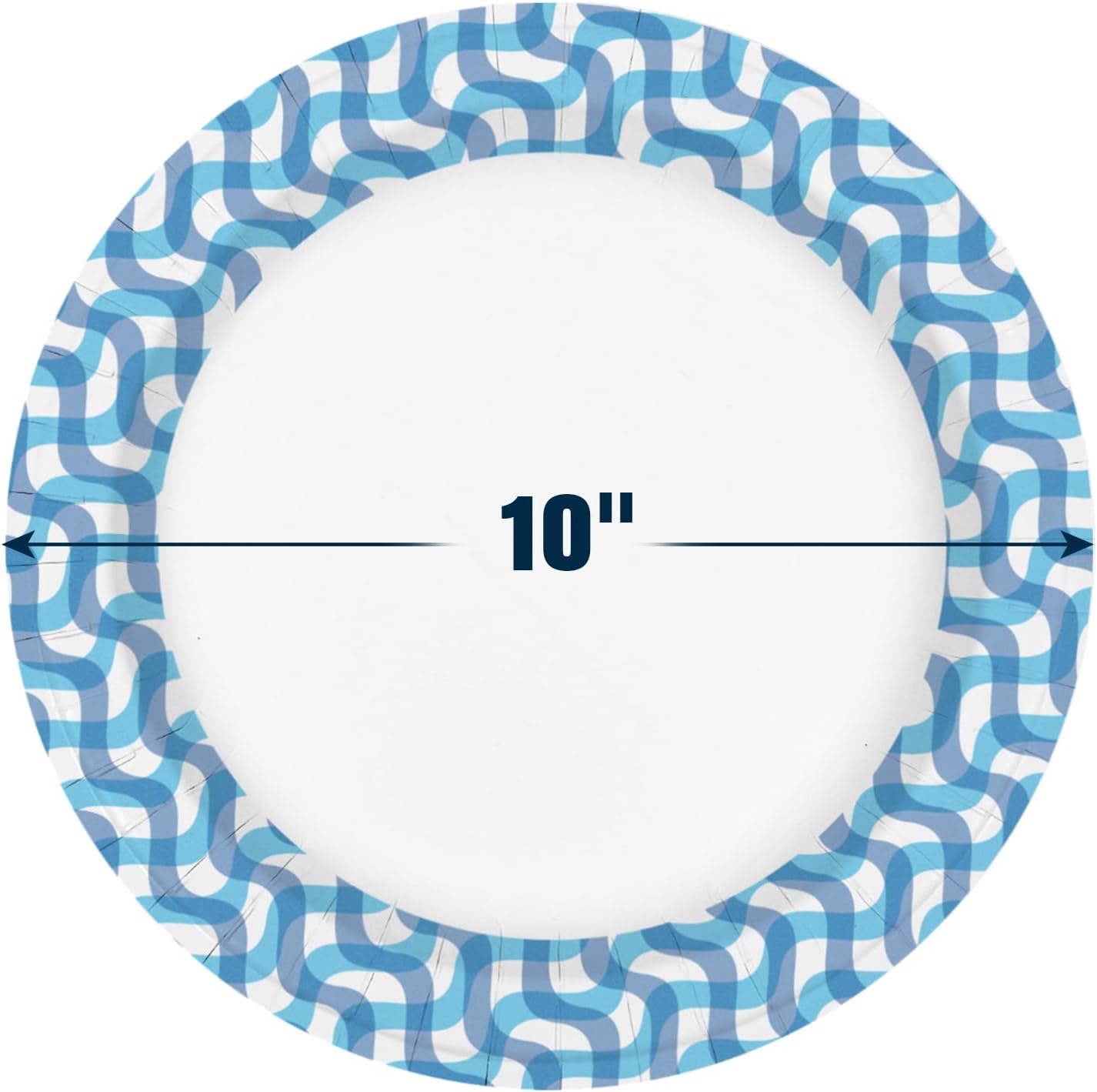 Thumbnail 1 de Ginkgo Paper Plates 10 Inch Bulk (300 Count) – Thickened, Heavy-Duty Disposable Dinner Plates