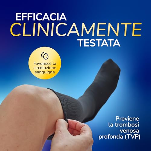 Detalle de Dr. Scholl’s Flight Socks: Calze a compressione graduata 14-17 mmHg (EU 40-44) per viaggi
