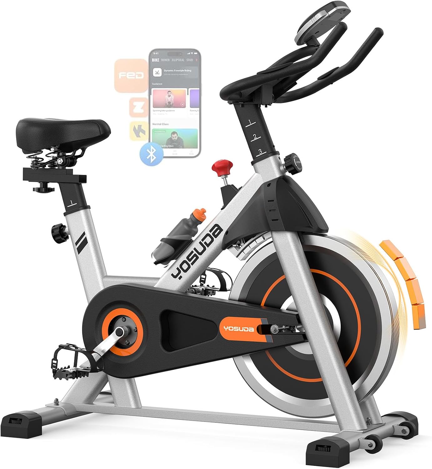 Detalle de YOSUDA Exercise Bike 300 lb Capacity