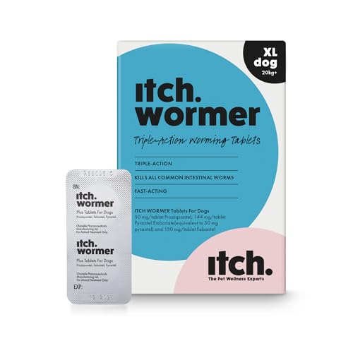 Detalle de Itch X Large Dog Wormer Tablets for Dogs 20kg+ - 2 Tablets