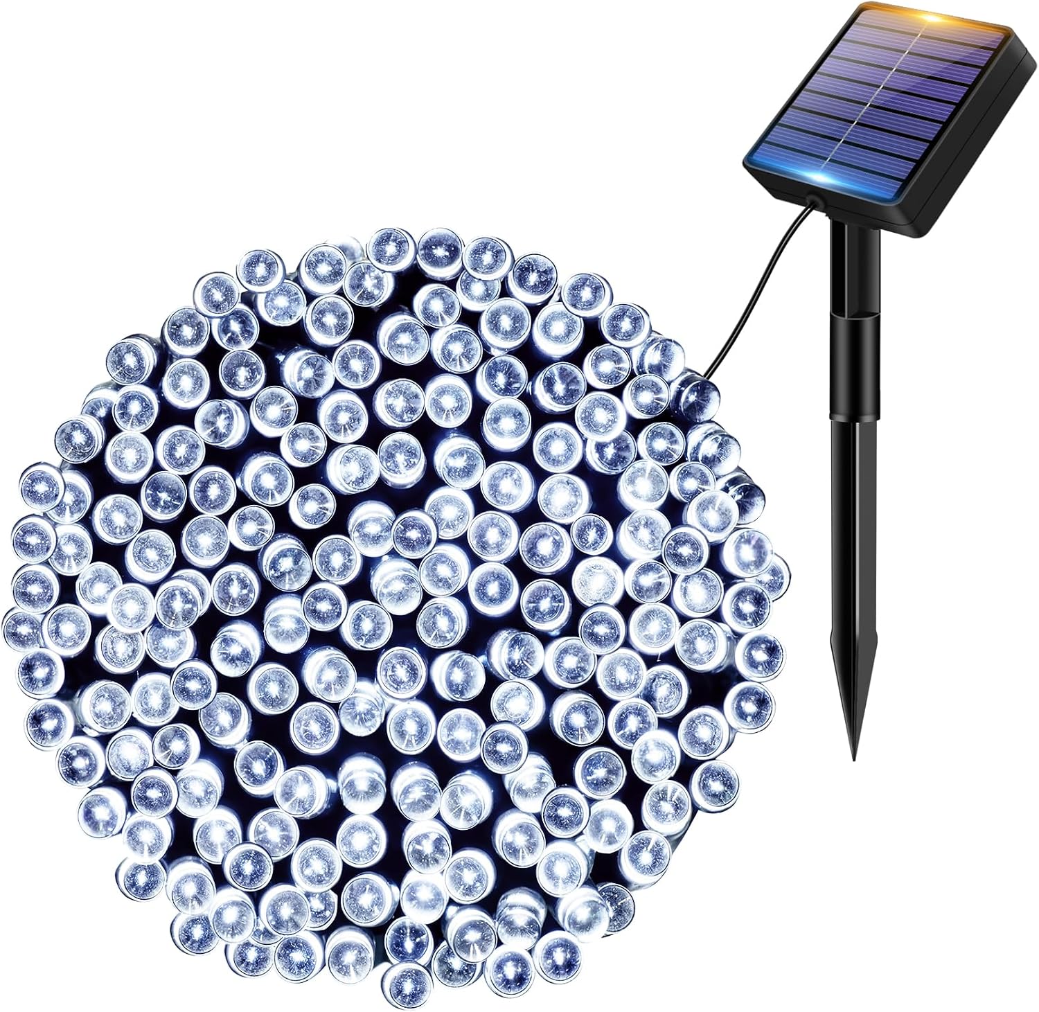 Thumbnail 6 de kolpop Solar Fairy Lights Outdoor (24m/79ft, 240 warm white LEDs, IP55, 8 modes)