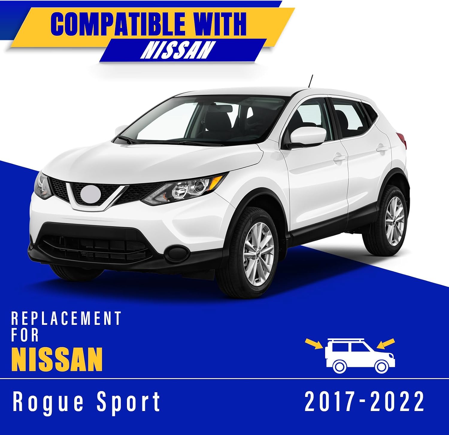 Thumbnail 4 de 3 Wipers Replacement for Nissan Rogue Sport 2017‑2022