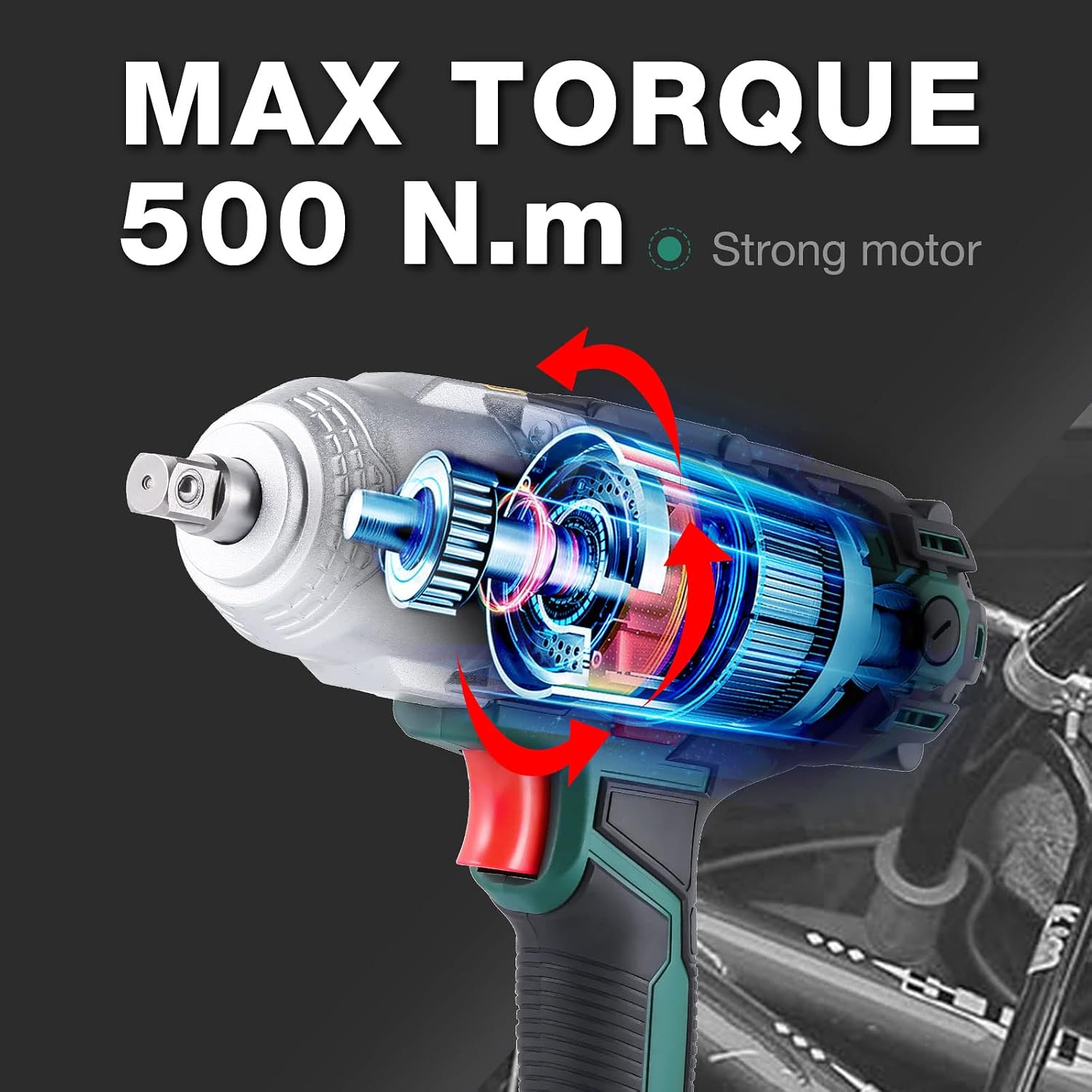 Thumbnail 3 de POSENPRO Schlagschrauber 550 W mit 500 Nm