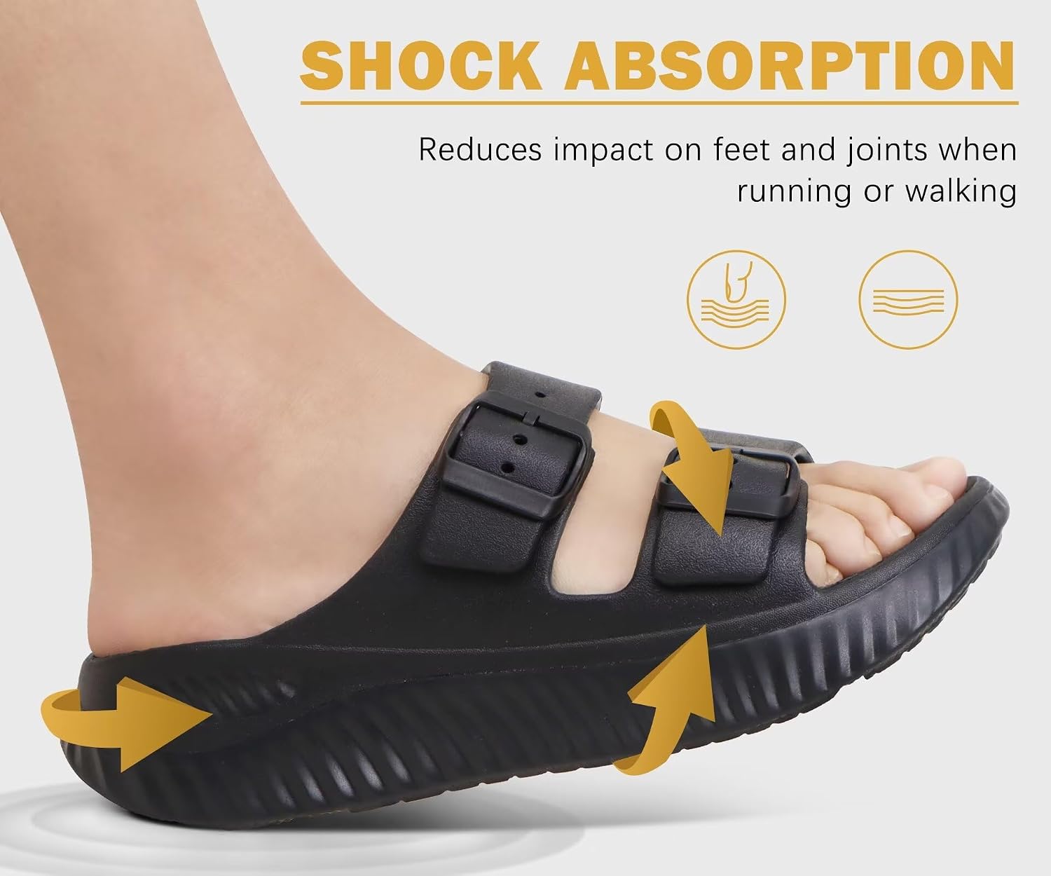 Thumbnail 6 de KuaiLu Women's Recovery Sandals with Arch Support and Cushioned Orthotic Footbed