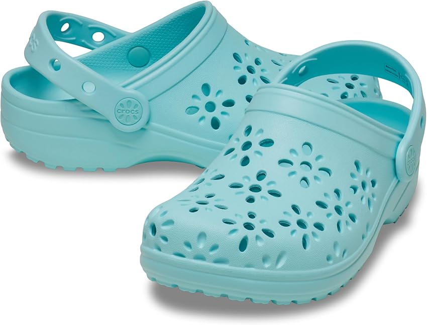 Thumbnail 5 de Crocs Classic Floral Cut Out Clog T zuecos 23/24