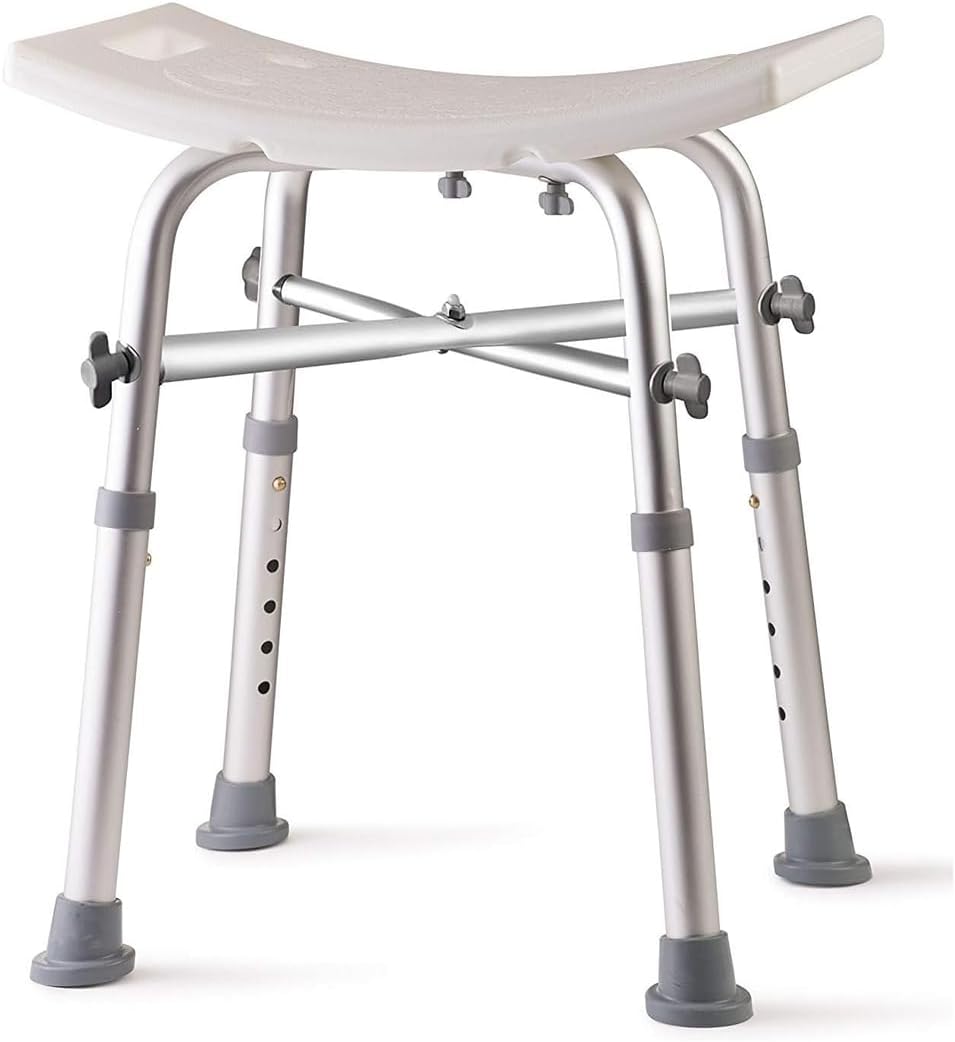 Detalle de Dr. Kay's JSWCHEN-SF09 Shower Chair with Aluminum Frame and Crossbars