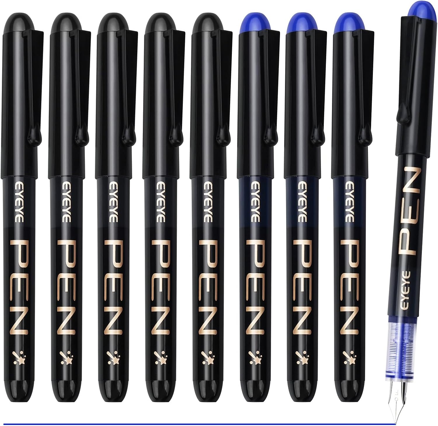 Thumbnail 6 de EYEYE Disposable Fountain Pens, 9-Pack