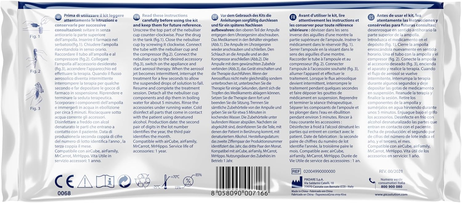 Thumbnail 2 de Pic Solution Air Cube Kit Aerosol per aersolo Air Cube – Bianco/Blu/Trasparente
