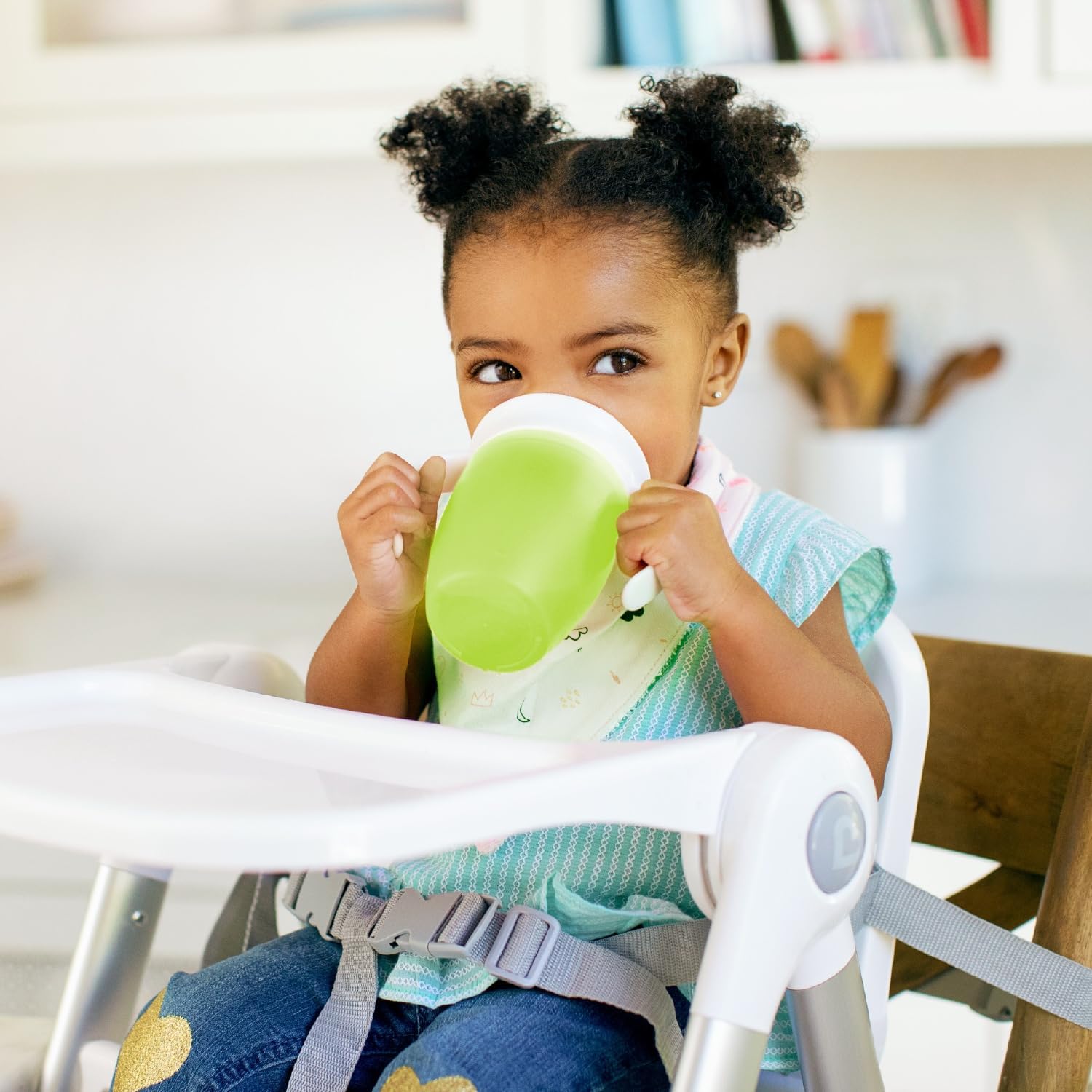 Thumbnail 4 de Munchkin Miracle 360 2 Pack Sippy Cup Set (207ml) – Leakproof, with Handles, Blue/Green