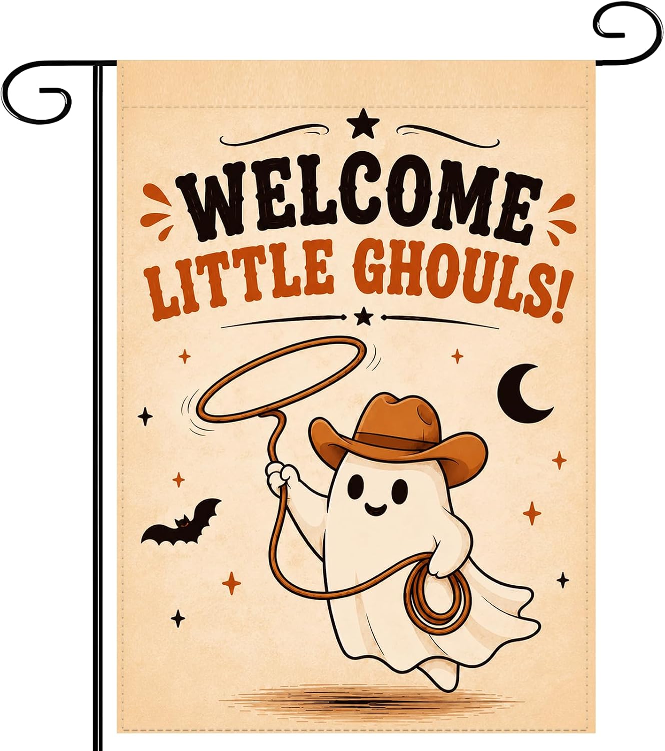 Thumbnail 6 de Dimidium Western Ghost Rider Halloween House Flag, 28 x 40-Inch Double-Sided Polyester