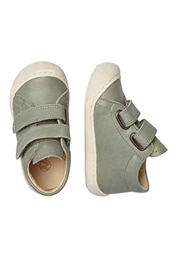 Detalle de Naturino Chaussures Premiers Pas en Cuir - Vert foncé, taille 29