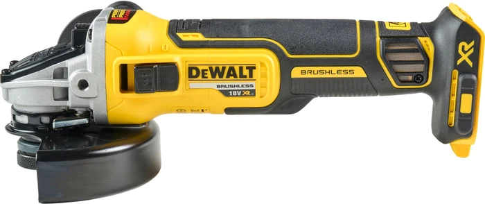 Detalle de DeWalt DCG405NT-XJ (ohne Akku) – kabelloser Winkelschleifer mit 125 mm Scheibe