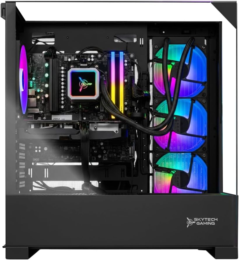 Detalle 2 de Skytech Gaming Shadow 5 Gaming PC with Ryzen 7 9700X and RTX 5060 Ti