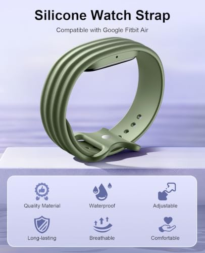 Detalle de TiMOVO Repuesto de Correas Compatibles con Google Fitbit Air (5 piezas)