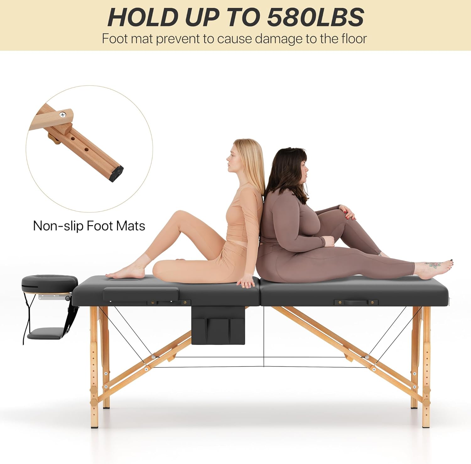 Thumbnail 3 de KCC Memory Foam Massage Table 84 in
