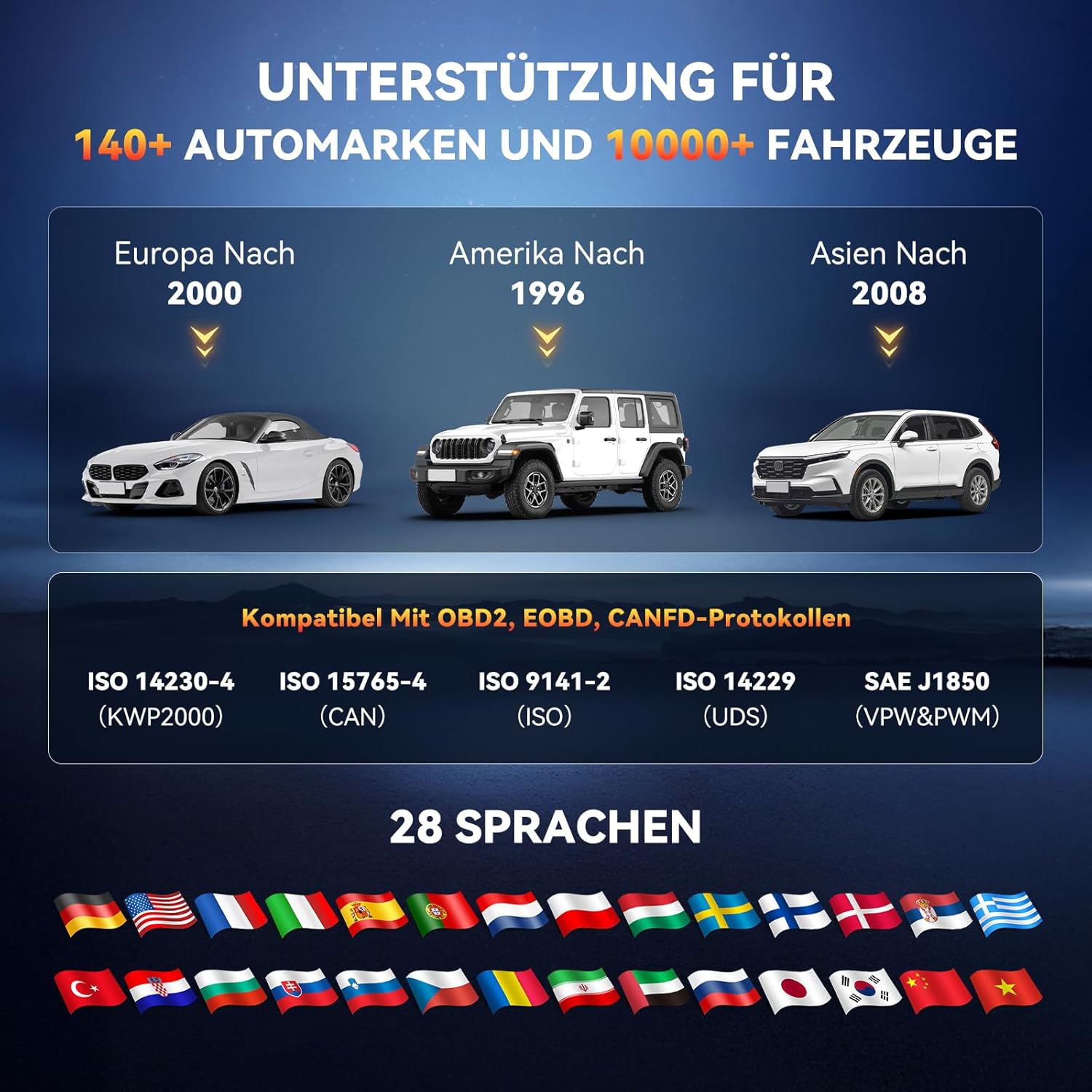 Thumbnail 5 de ThinkScan 662 OBD2 Diagnosegerät 4150mAh 📟