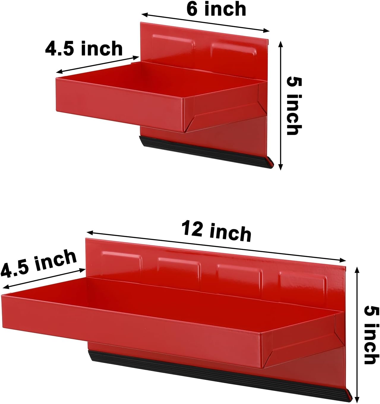 Thumbnail 2 de Mayouko Magnetic Toolbox Shelf & Tray Set for Workshop