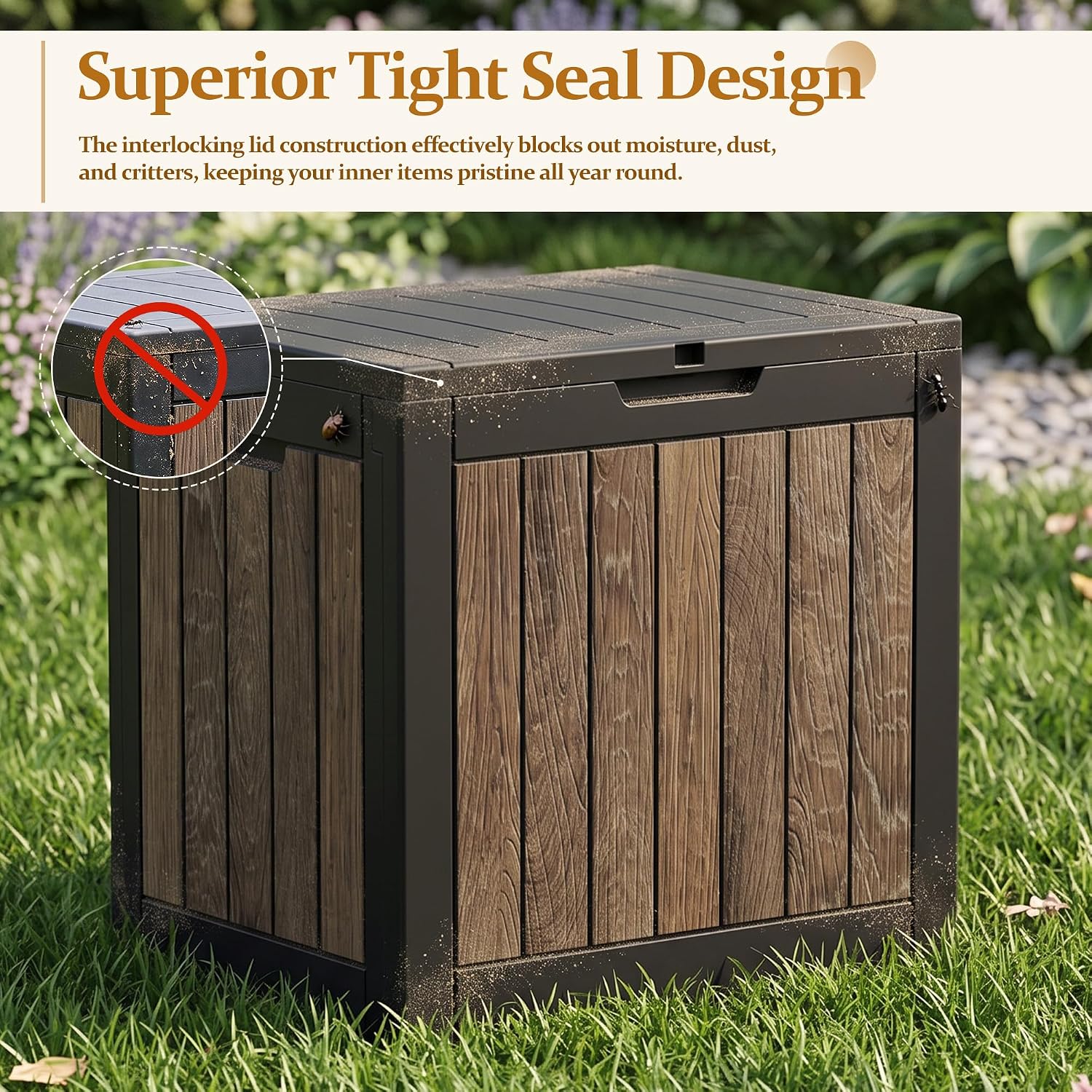 Detalle de EFU Outdoor Storage Box, 55 Gallon
