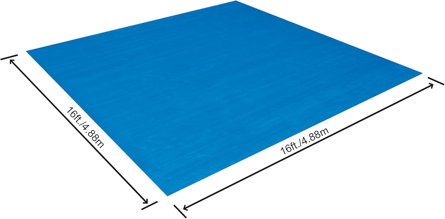 Detalle de Tapis de Sol carré 488 x 488 cm pour Piscine Hors Sol — compatible Fast Set™, Steel Pro Max™, Power Steel™, Hydrium™