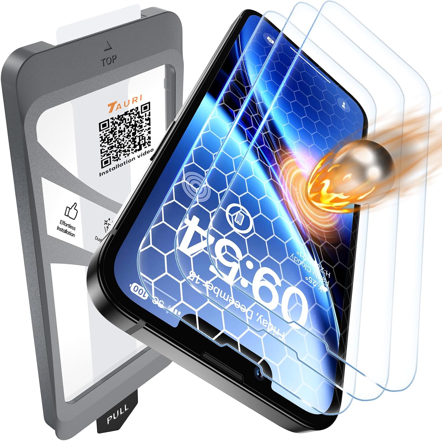Detalle de TAURI Panzerglas 6,1 für iPhone 16e/17e