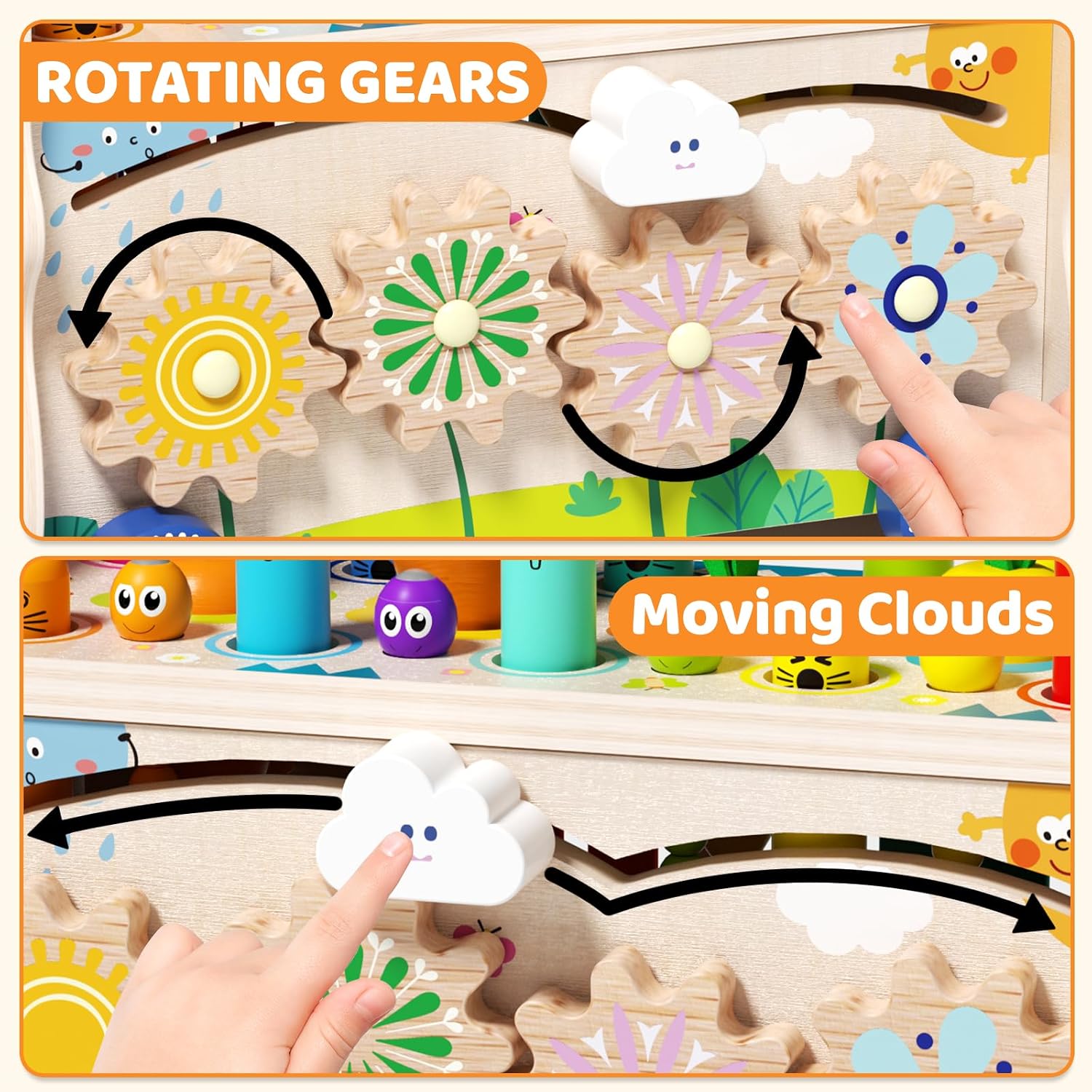 Detalle 2 de edutree 8 in 1 Wooden Montessori Toys
