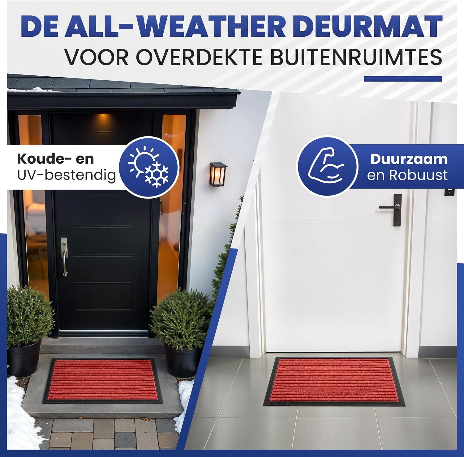 Thumbnail 3 de Bodenständig Deurmat buiten voordeur absorberend, rood, 40 x 60 cm