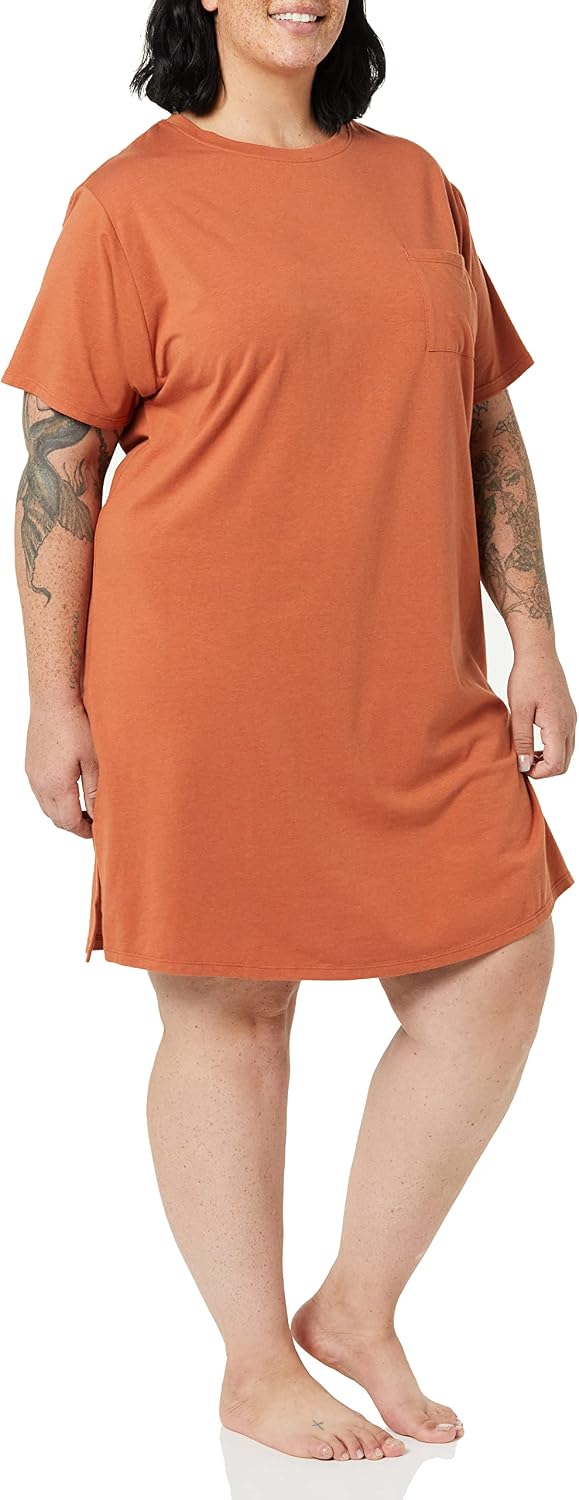 Thumbnail 2 de Amazon Essentials Women's Knit Jersey Sleep Tee Nightdress