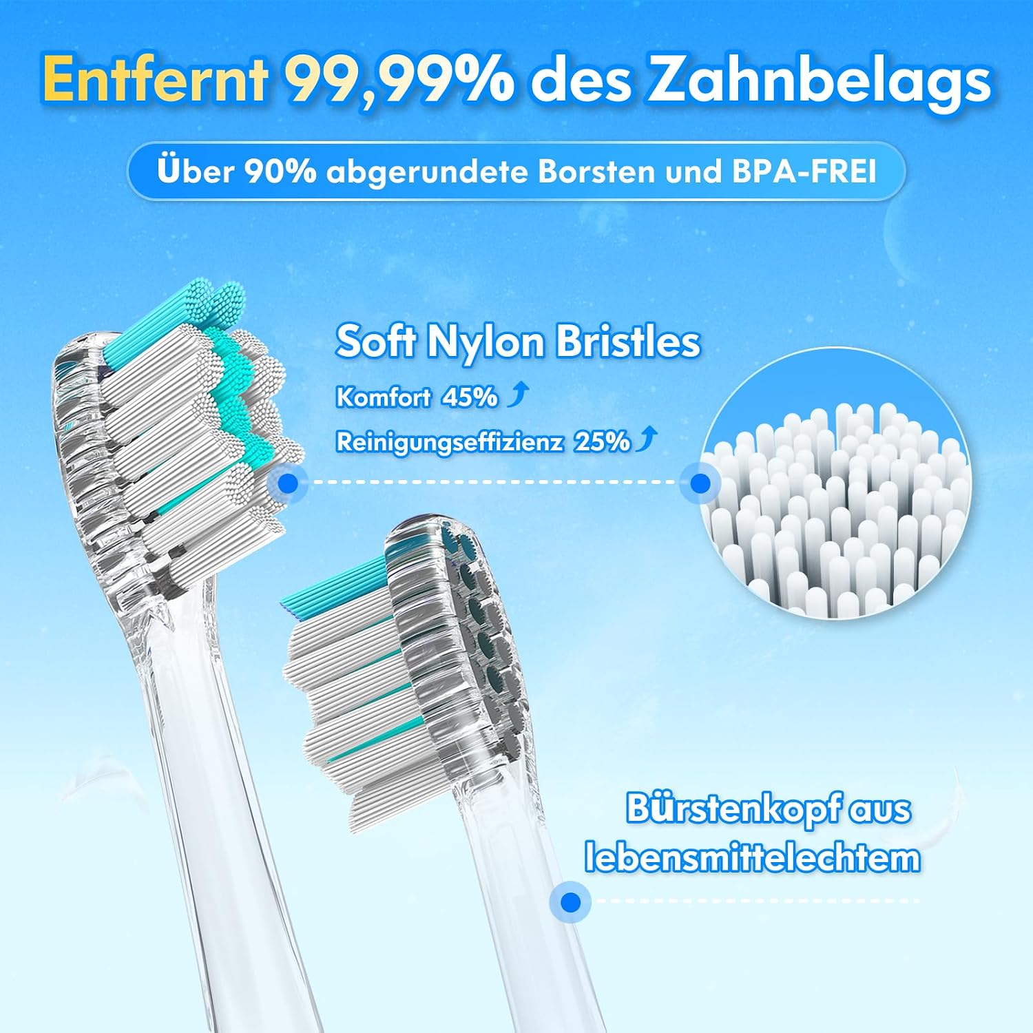 Detalle 1 de DADA-TECH Kinder-Zahnbürste mit LED Timer