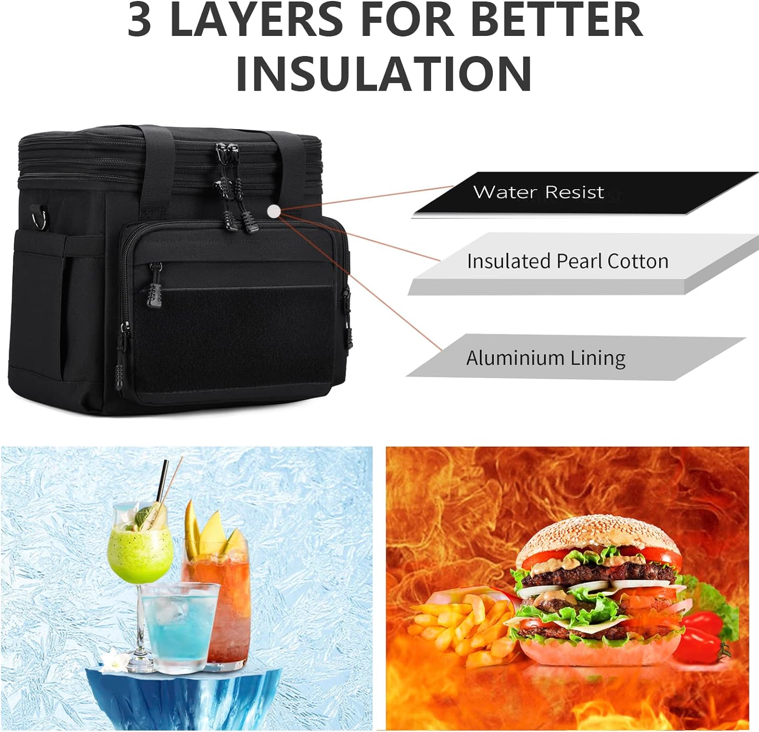 Thumbnail 3 de Gafetrey Tactical Lunch Box for Men