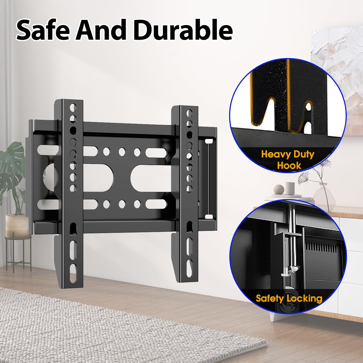 Thumbnail 3 de GLWIXY Fixed TV Wall Mount 42"