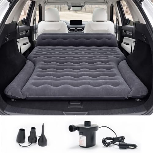 Detalle de Ytaoeo Auto Luftmatratze 188x132x15 cm – Aufblasbar fürs Camping & Reisen