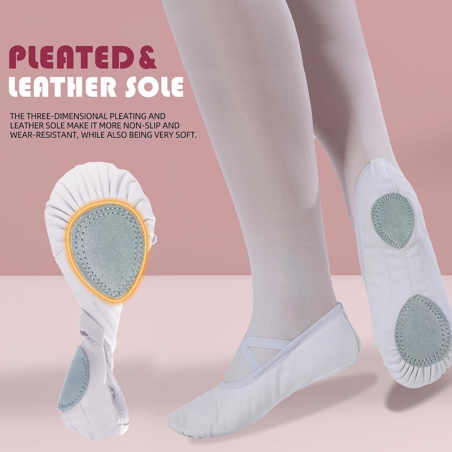 Thumbnail 3 de Acfoda Chaussures de Ballet Doux Toile 22–44