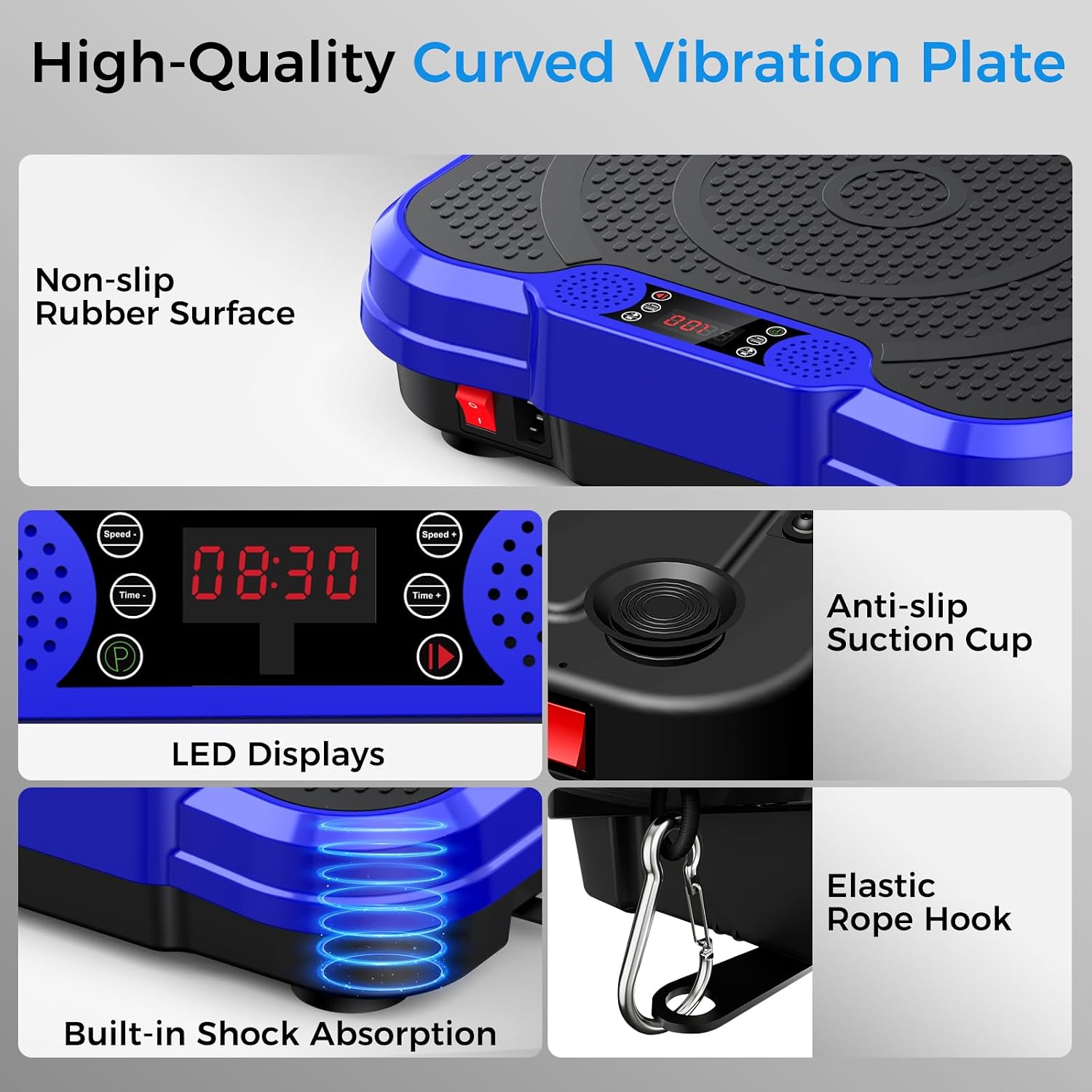 Detalle de AoraPulse Vibration Plate Exercise Machine Review