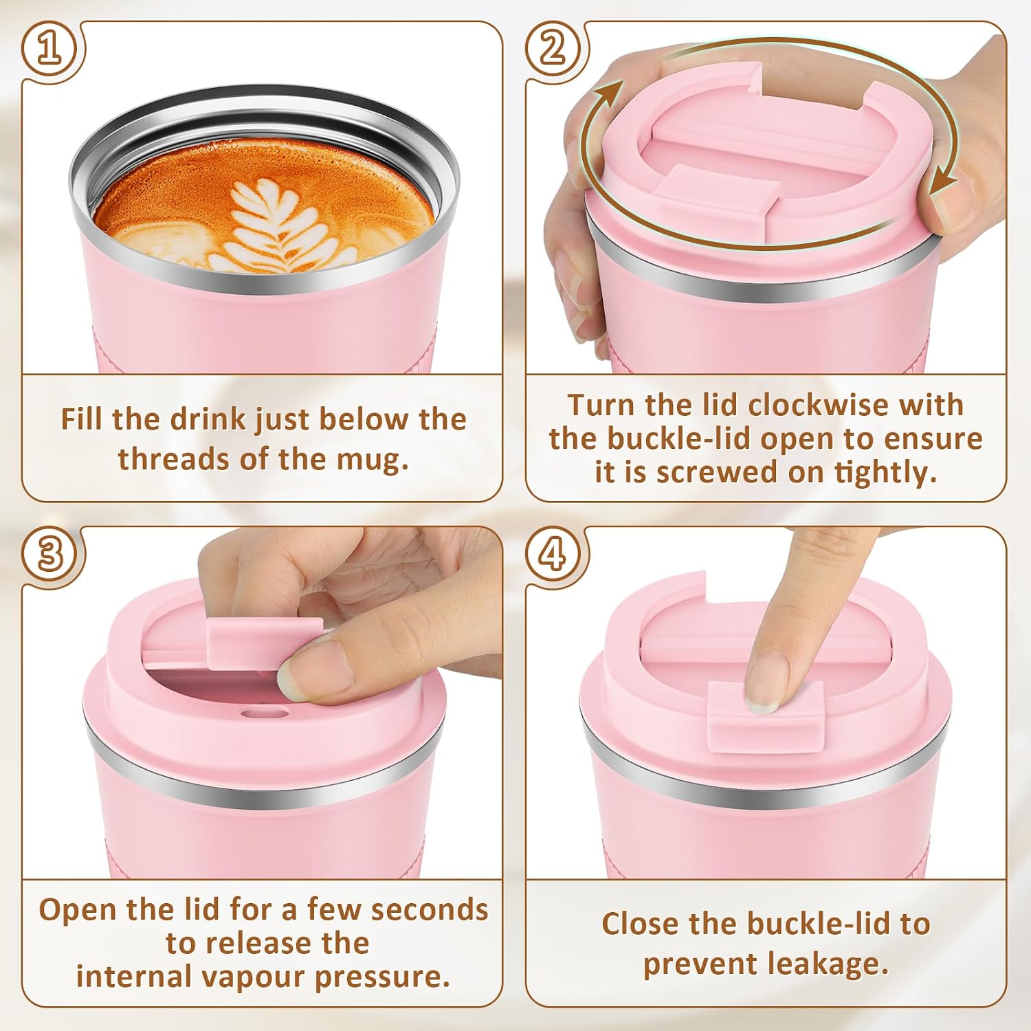 Thumbnail 6 de KETIEE Travel Mug 12 oz