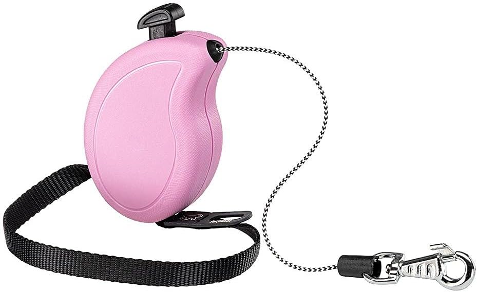 Ferplast Flippy One – Guinzaglio allungabile per cani fino a 8 kg, 3 m, Rosa