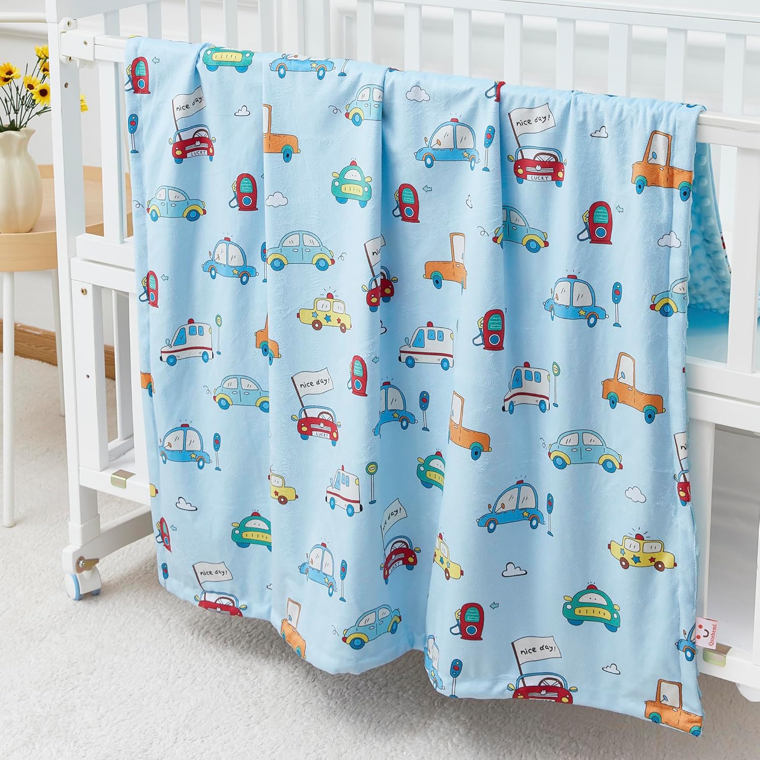 Thumbnail 4 de JORNH Baby Blanket for Newborns 75x100cm – Double-Layer Comfort with Dotted Fleece Backing