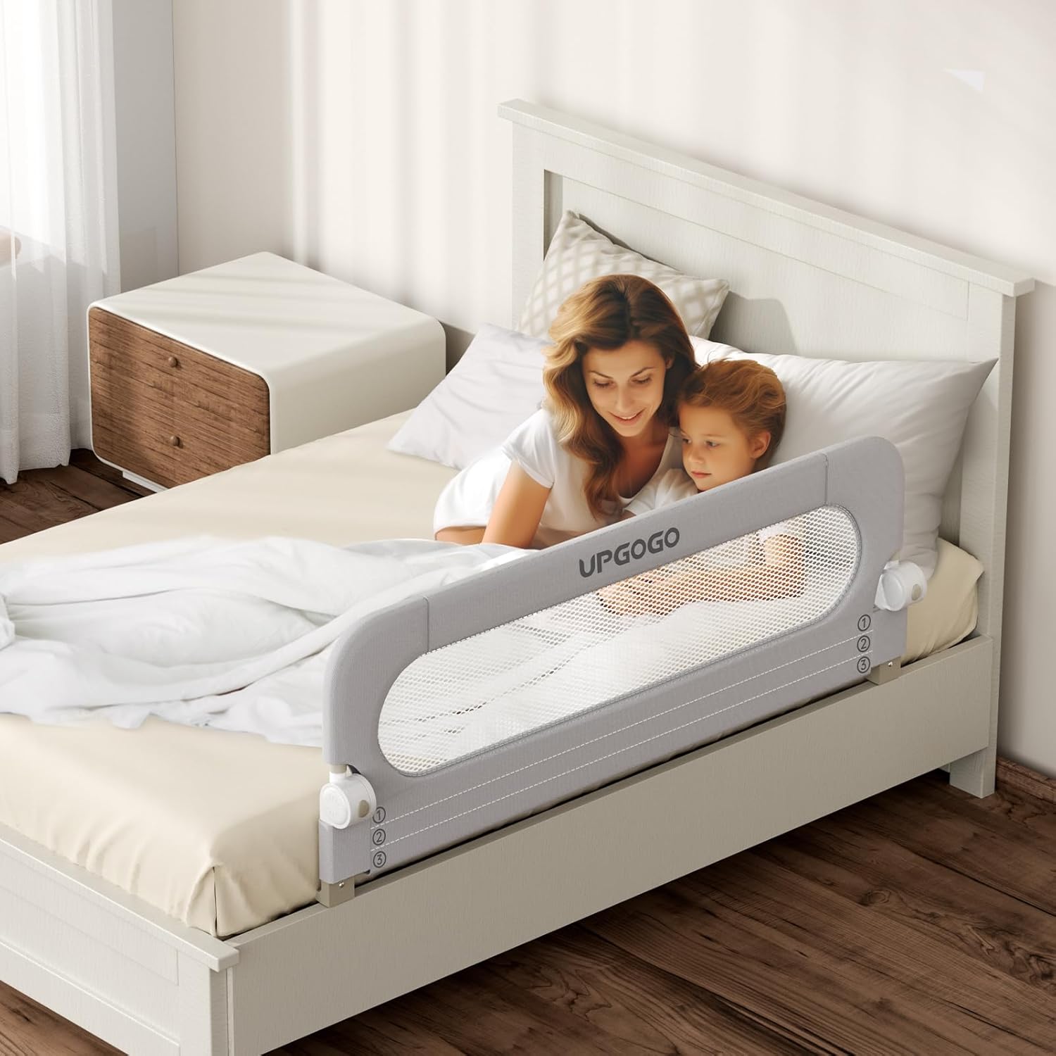 Thumbnail 6 de UPGOGO Folding Bed Rail 71"
