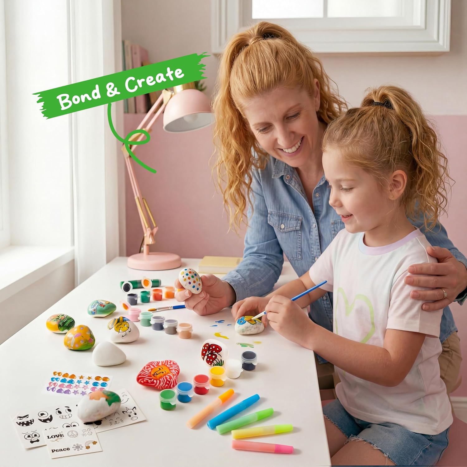 Thumbnail 4 de JOYIN Rock Painting Kit glow-in-the-dark craft kit 🎨