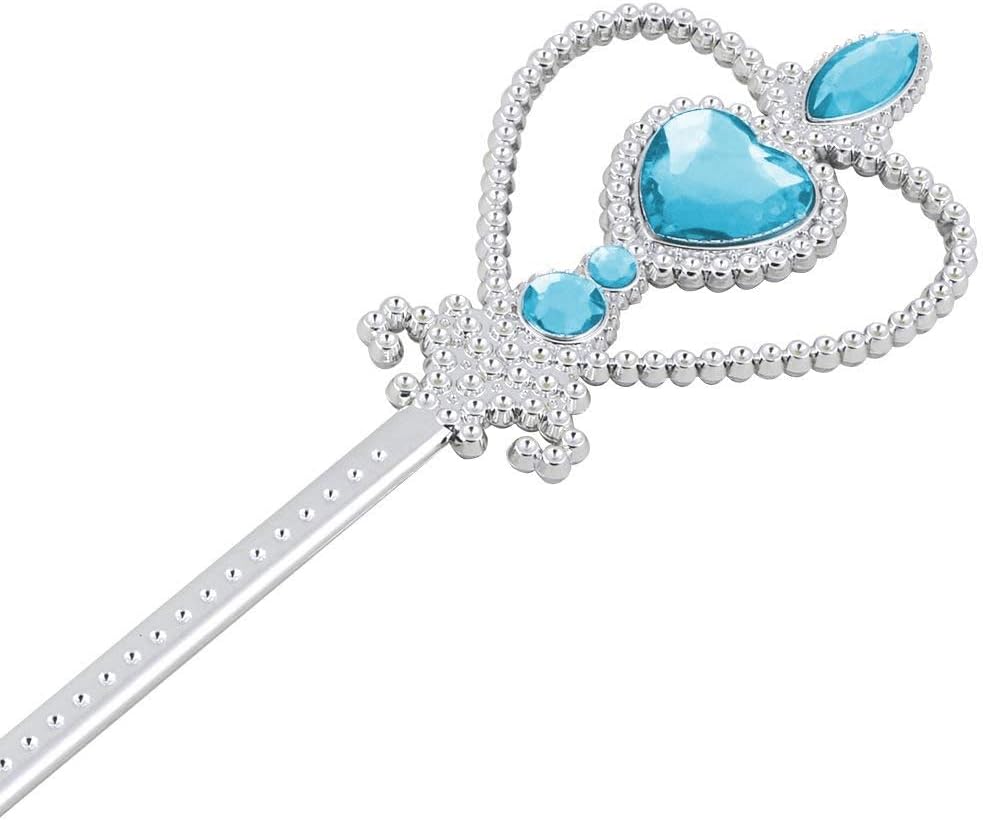 Thumbnail 4 de Vicloon Elsa Dress Up Accessories Set (9-piece) – gloves, crown, wand, necklace, ring & earrings