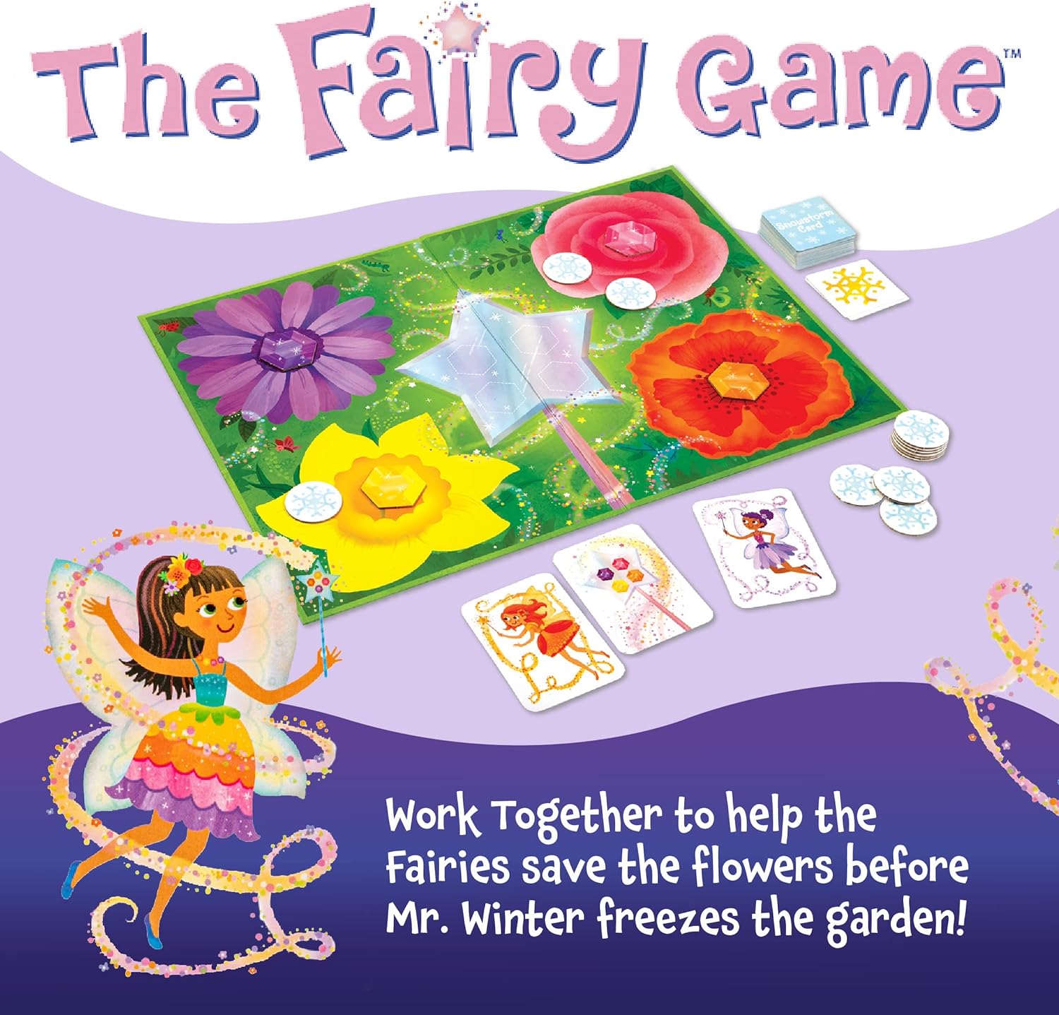 Detalle 2 de MindWare Peaceable Kingdom フェアリーゲーム GMC8 子ども向け協力型ボードゲーム