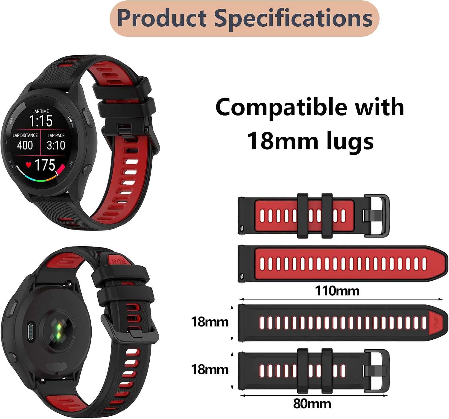 Thumbnail 2 de MELEJIA Silicone Strap